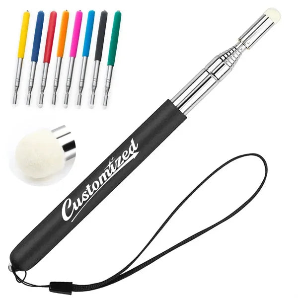 Telescopic Acupressure Massage Pen with Soft Round Tip