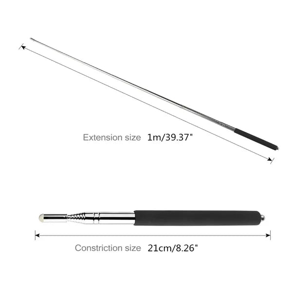 Telescopic Acupressure Massage Pen with Soft Round Tip