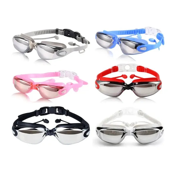 Anti Fog Mirror Swimming Goggles with UV Protection