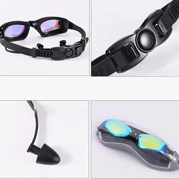 Anti Fog Mirror Swimming Goggles with UV Protection