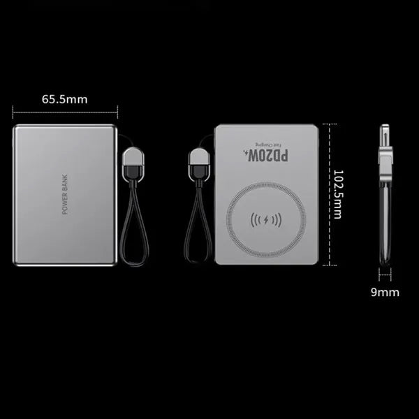 5000Mah Silm Wireless Power Bank