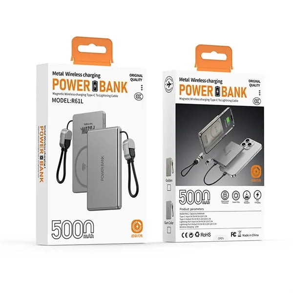 5000Mah Silm Wireless Power Bank