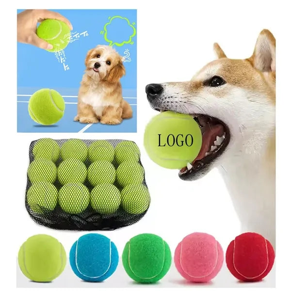 Squeak Dog Toy Tennis Ball Pet Clinic Advertising Favors