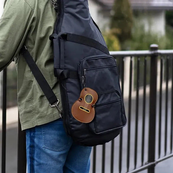 Mini Large Capacity Guitar Leather Embroidered Pick Bag