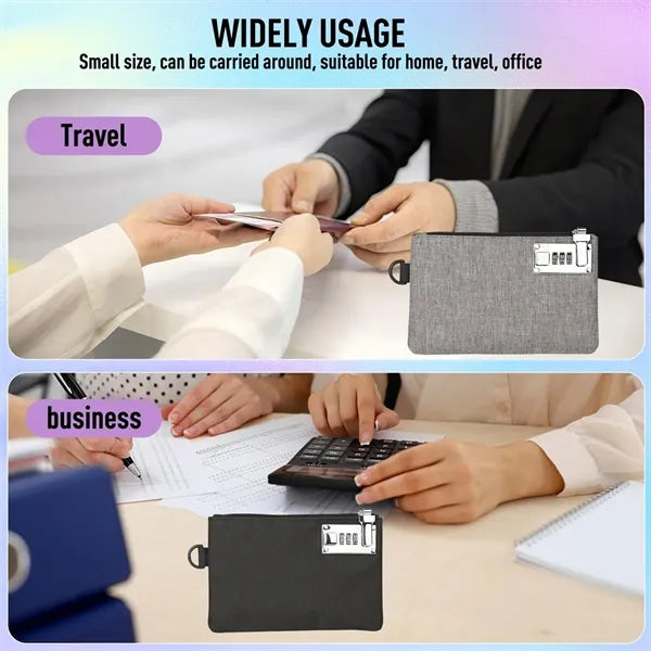 Multifunctional Mini Portable Password Lock Storage Bag