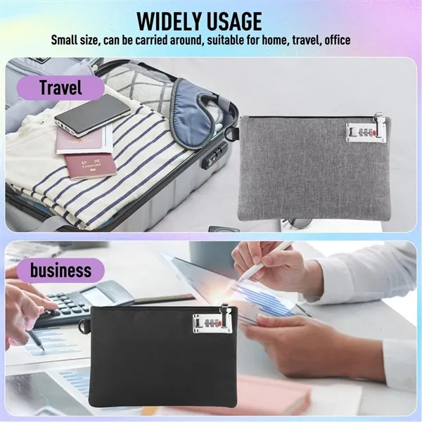 Multifunctional Mini Portable Password Lock Storage Bag