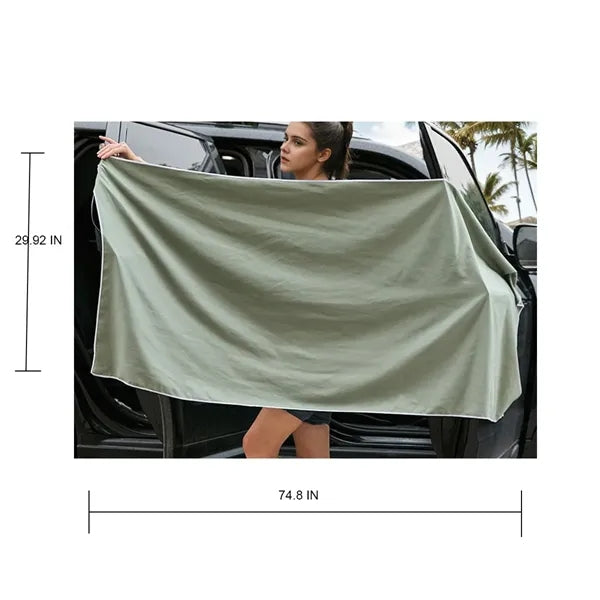 Quick-Dry Magnet Beach Microfiber Bath Towel