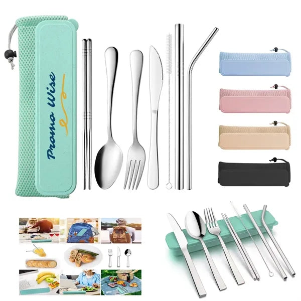Thickened Stainless Steel Tableware Flatware Cutlery Set
