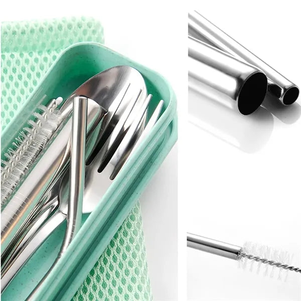 Thickened Stainless Steel Tableware Flatware Cutlery Set