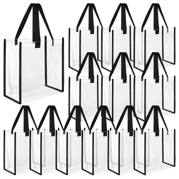 PVC Plastic Tote Bag with Handle Bulk