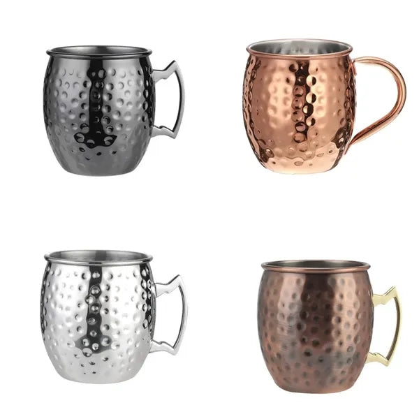 Moscow Mule Mugs 16 oz Hammered Copper Cups