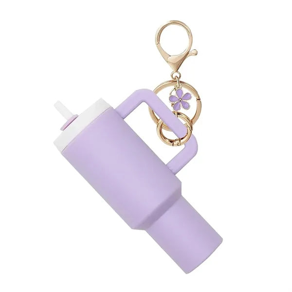 Cute Tumbler Charm Keychain