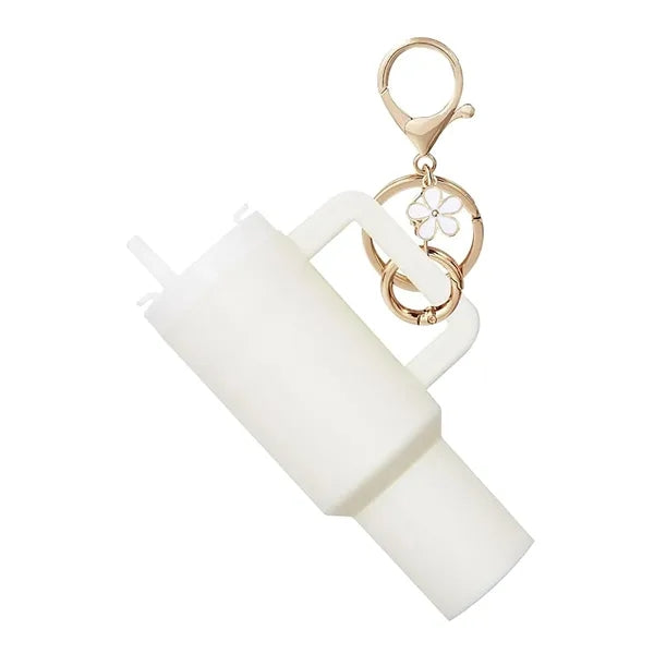 Cute Tumbler Charm Keychain