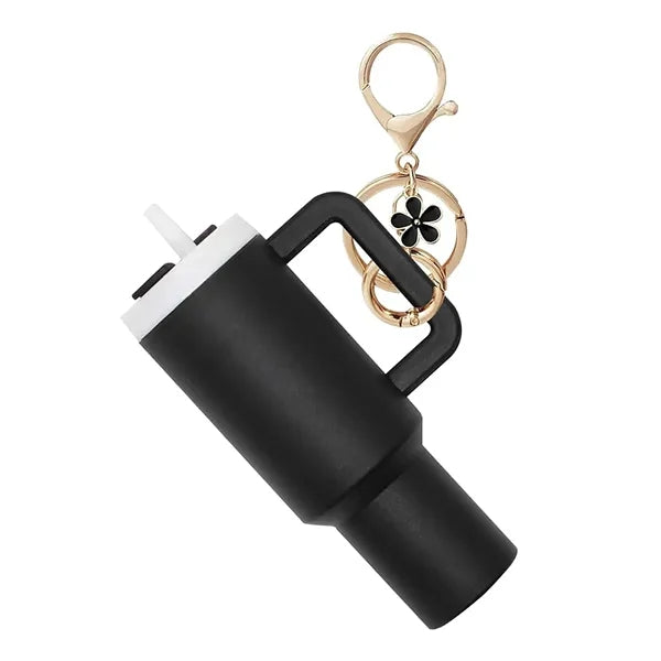 Cute Tumbler Charm Keychain