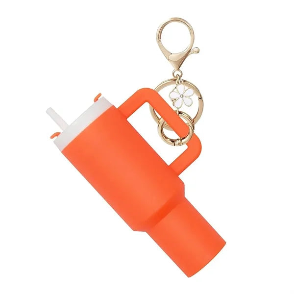 Cute Tumbler Charm Keychain