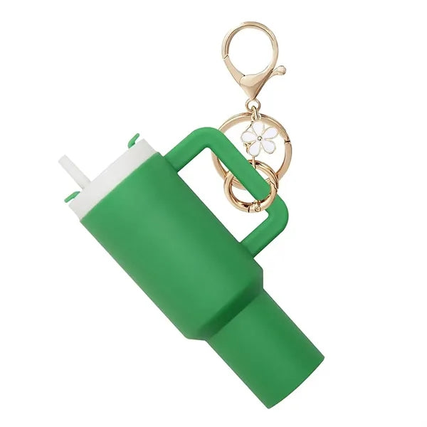 Cute Tumbler Charm Keychain