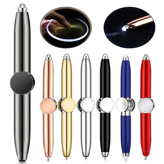 Fidget Spinner Pen with LED Light