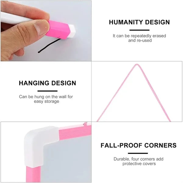 Magnetic Double Sided Small Whiteboard Erasable