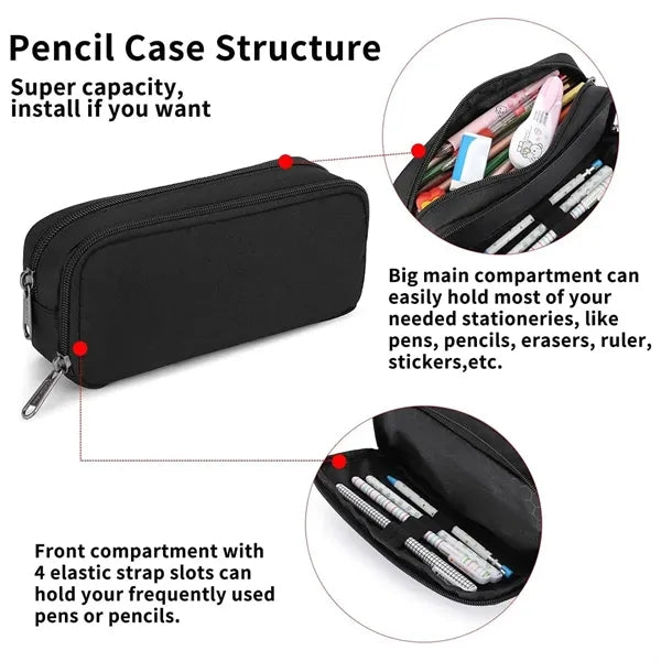 Large Capacity Pencil Pouch Case