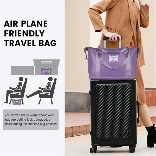 Foldable waterproof travel bag