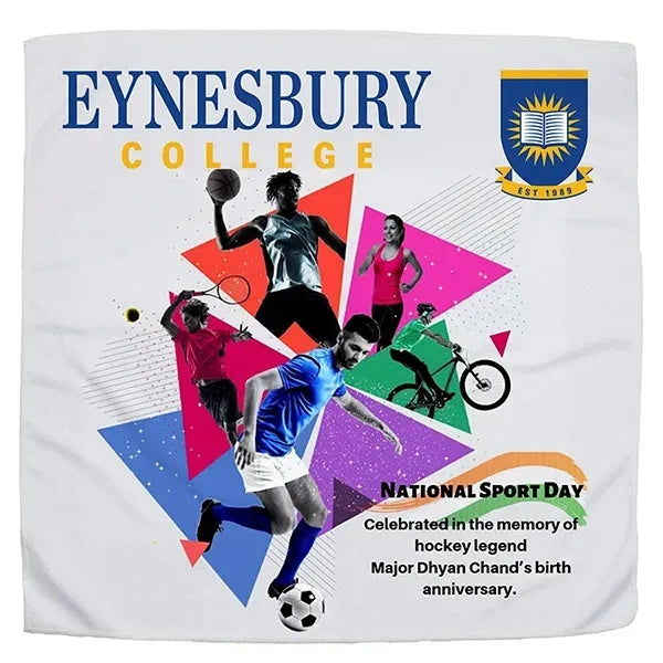 Recylced RPET 155 GSM Full Color Sublimation - 22" H x 22" W