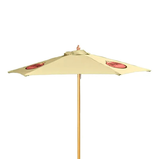 7' Wood Market Umbrella Kit (3 Imprints)