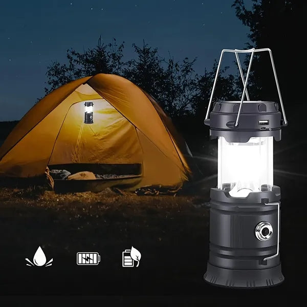 Rechargeable Solar LED Camping Lantern