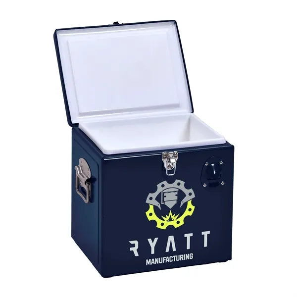 Metal Party Cooler, Front & Top Imprint