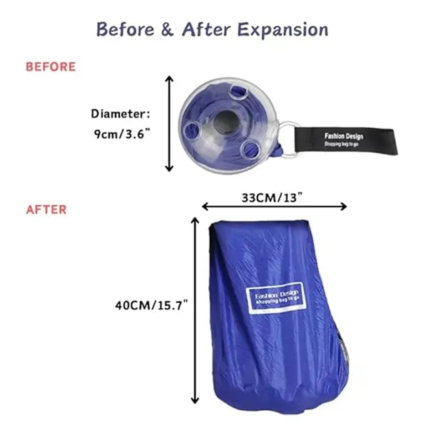 Portable Disc Pocket Shopping Bage