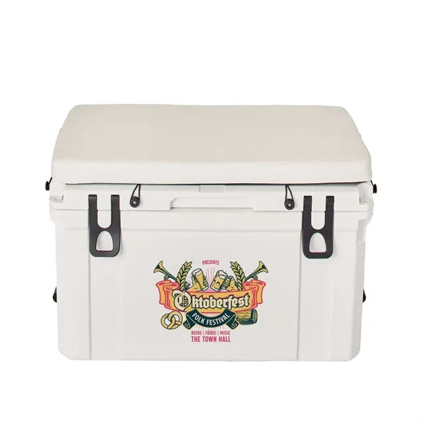 45L Bench Cooler, Front Imprint