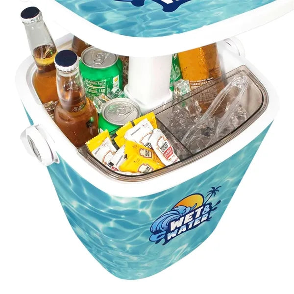 15L Mini Cool Bar, Wrap Graphic and Top Decal