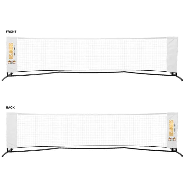 Pickleball Set Plus with Net, Imprinted Net & DS Paddles