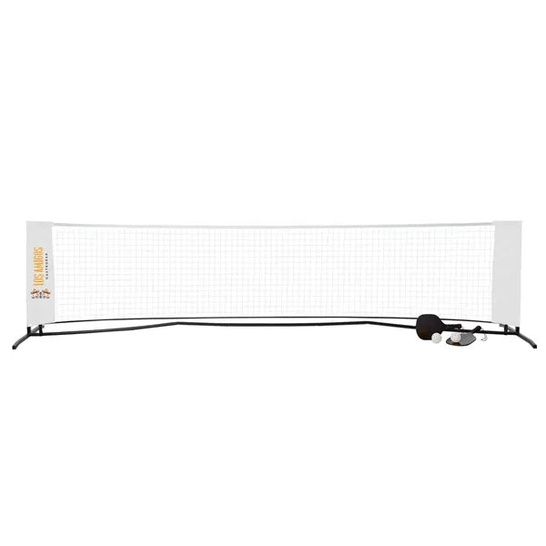 Pickleball Set Plus with Net, Imprinted Net & DS Paddles