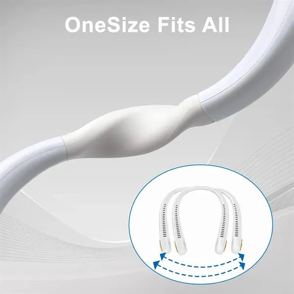 Portable Bladeless Neck Fan USB Wearable Cooling Device