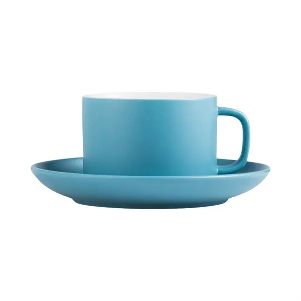 6.5 Oz. Espresso Coffee Cups w/ Saucer Set