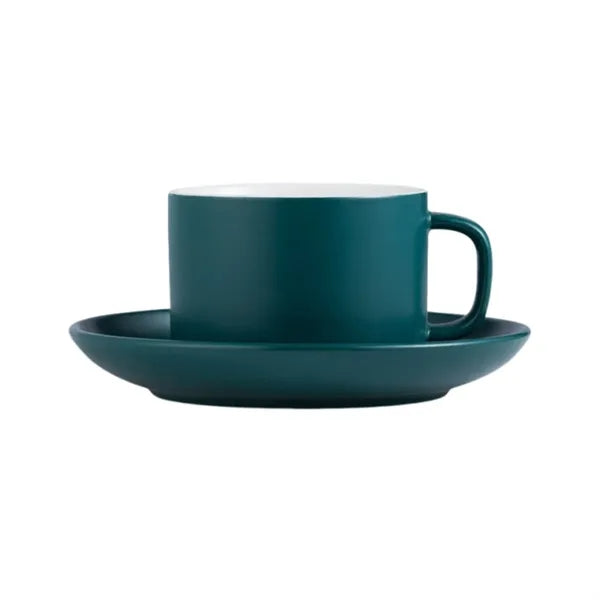 6.5 Oz. Espresso Coffee Cups w/ Saucer Set
