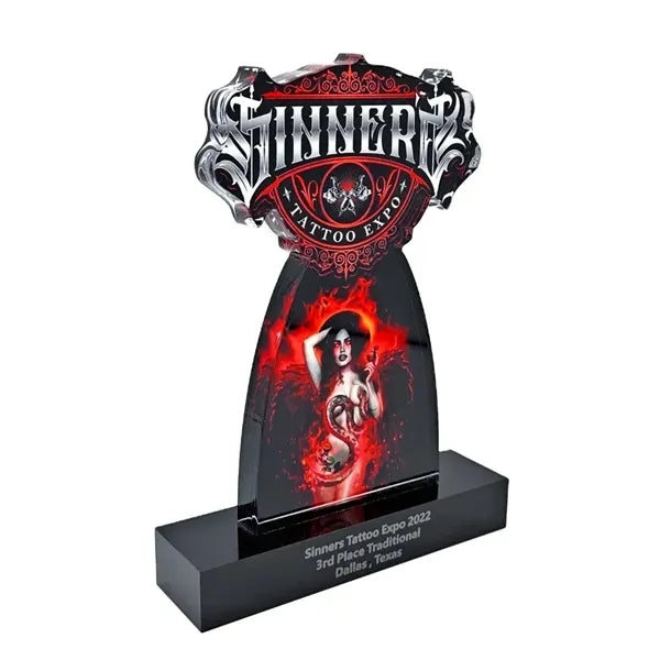 Acrylic Awards Trophy, Colorful, Store Display Gift
