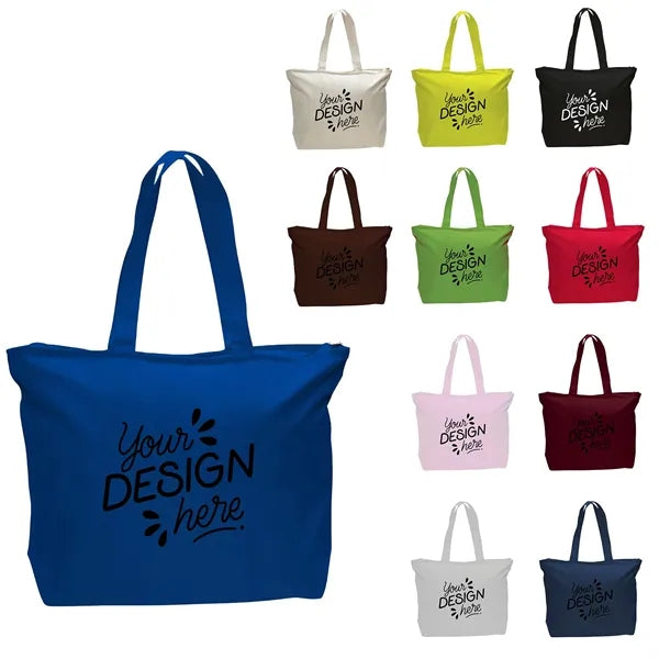 Heavy Duty Zipper Tote Bag