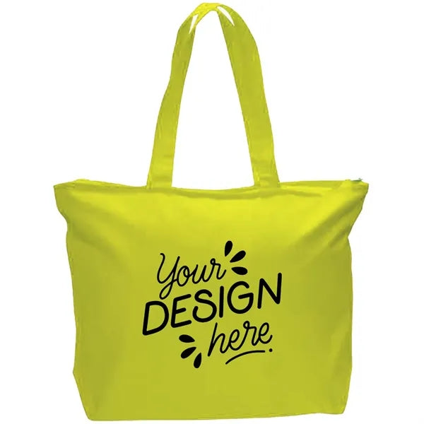 Heavy Duty Zipper Tote Bag