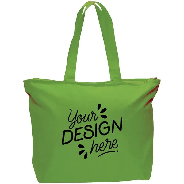 Heavy Duty Zipper Tote Bag