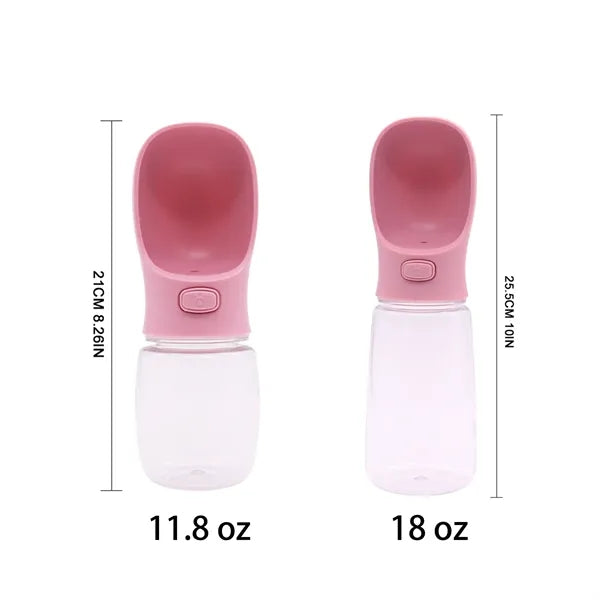 18oz Portable Pet Travel Water Cup for Outdoor Use