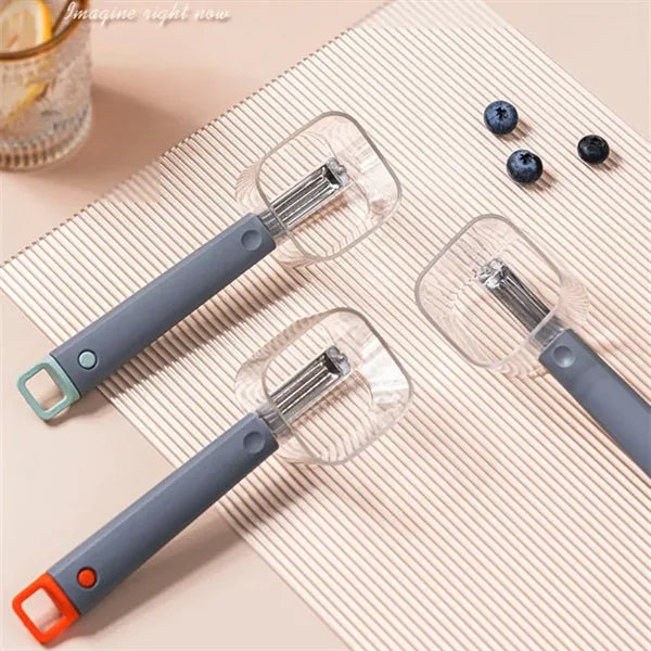 Kitchen Peeler with Peel Collection Bin