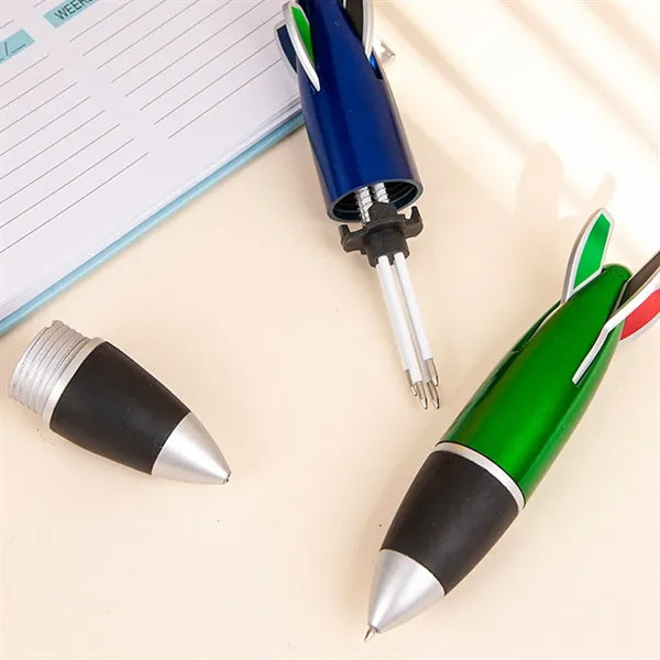 4 Colors Rocket Pen