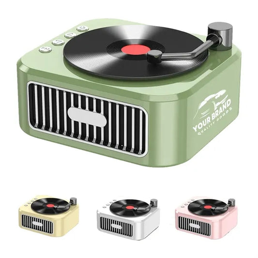 Portable Speaker Vintage Simple Style Bluetooth
