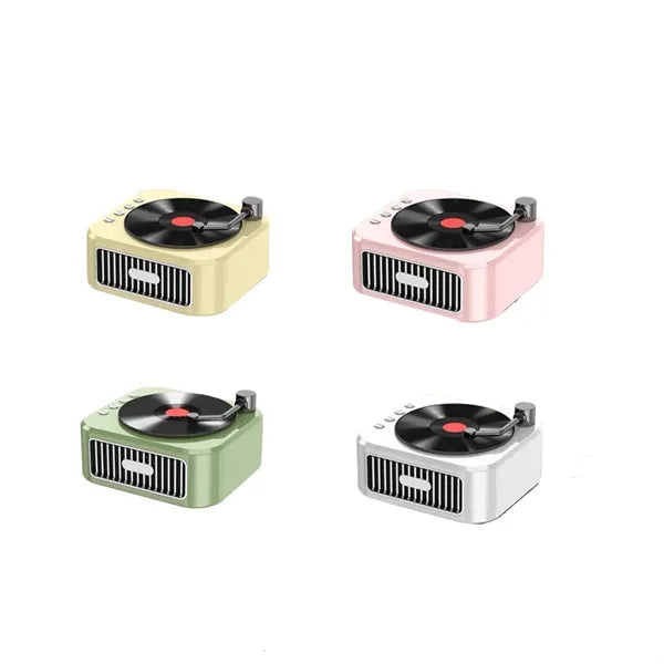 Portable Speaker Vintage Simple Style Bluetooth