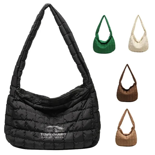 Soft Tote Large Carryall Puffer Light Shoulder Bag
