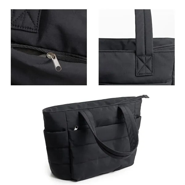 Fashionable Large Capacity Puffer Bags With Multi Pockets