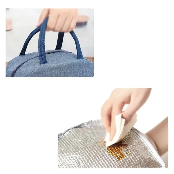 4.1L Portable Cooler Lunch Thermal Bag Food Totes