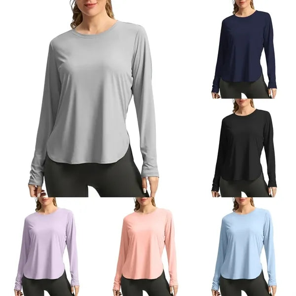 Women's UPF 50+ Sun-Protective Loose-Fit Active Top