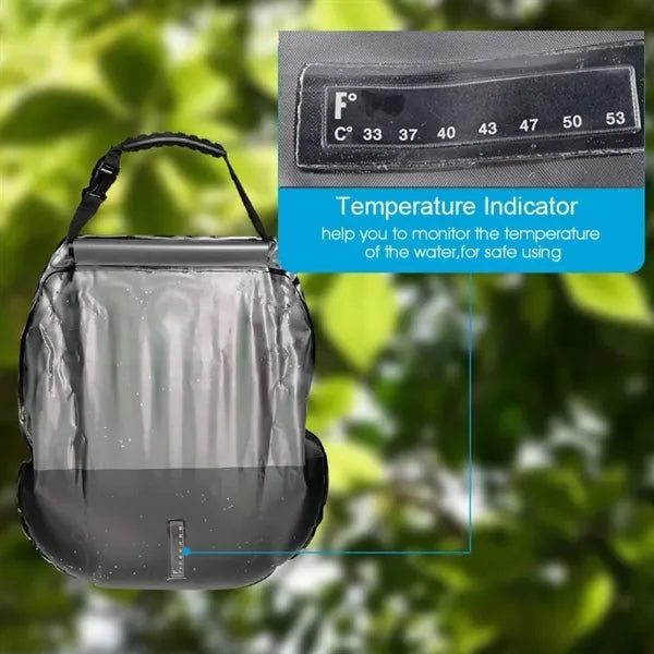 Multi-Layered Solar Shower Bag with Upgraded Showerhead